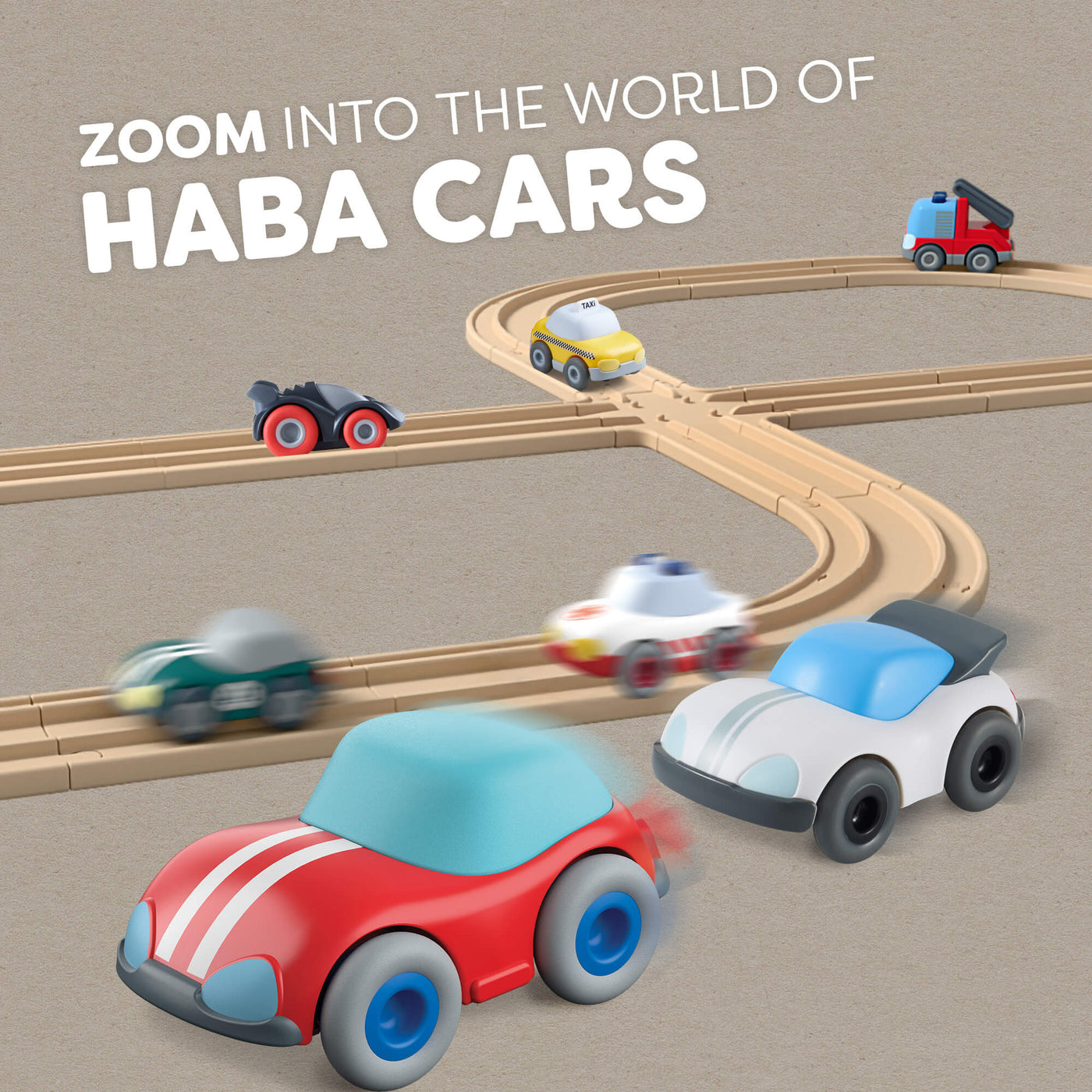 HABA Cars Green Speedster with Momentum Motor – Recycled