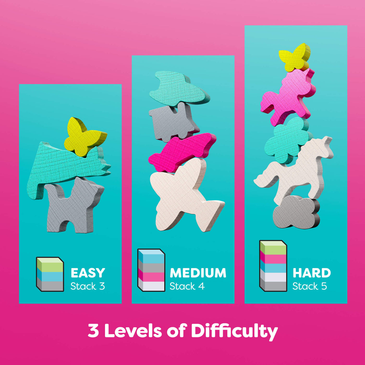 Stacking Challenge - Unicorns