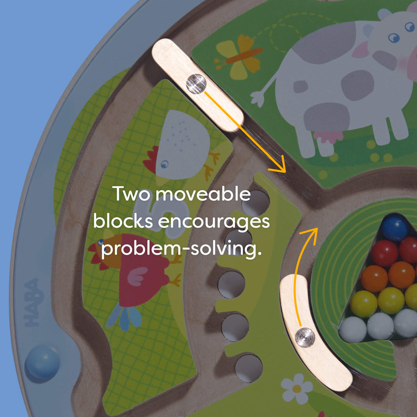 Number Maze Magnetic Game